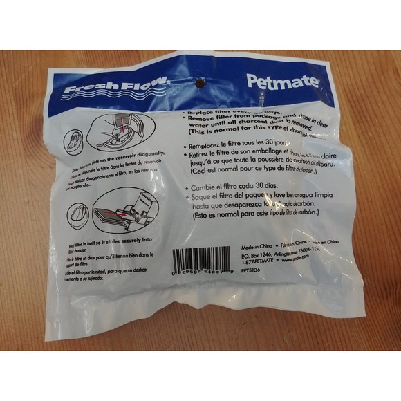 Petmate Fresh Flow Replacement Charcoal Water Filter Value Packs - Picture 4 of 5